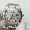 Rolex Datejust 16200 Ezüst számlap 36 mm-es rozsdamentes acél automata óra