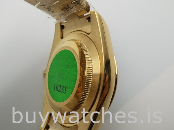 Rolex Day-Date II 218238 Férfi 41 mm-es ezüst tárcsás automata óra