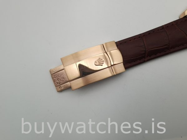 Rolex Sky-Dweller 326135 Bőr csokoládé tárcsa 42 mm-es automatikus karóra