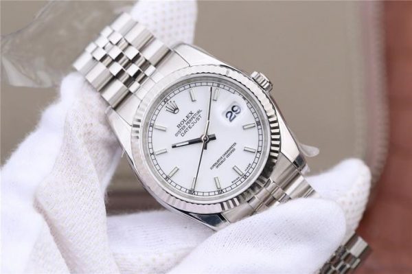 Rolex Datejust 116234 Replica White Dial 36mm Ladys Watch
